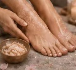 Deep Exfoliating Foot Treatment – SMAY Beauty home service Riyadh
